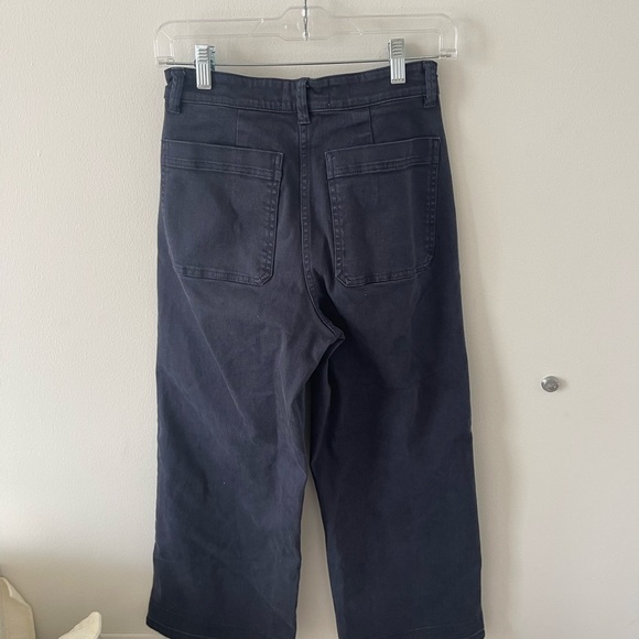 Everlane Navy Wide Leg Pants - Picture 4 of 4